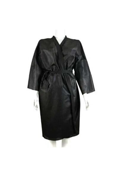 Salon System Multi-use robe for single use - 10 pieces/ black