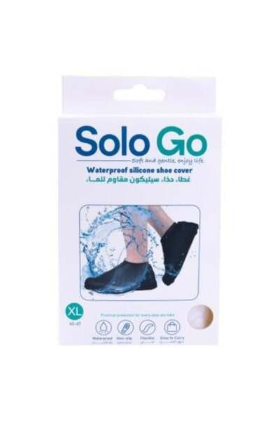 Sologo غطاء حذاء سيليكون مقاوم للماء للرجال من سولو جو - مقاس XL
