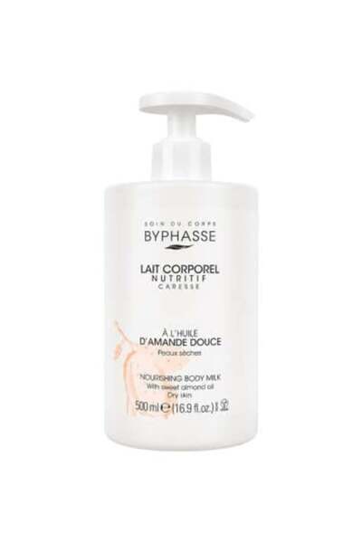 BYPHASSE Baifiz nourishing body milk with sweet almond oil for dry skin-500 ml
