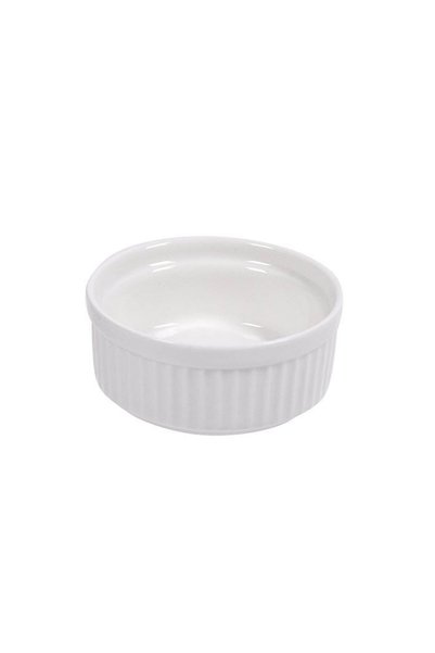 OEM Bol pentru sosuri din porțelan alb 60 ml, model reliefat