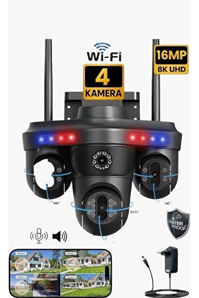 AVENİR AV-S316X 10X Optik Zoomlu 4 Kameralı 16MP 3 Ptz Dönebilen Wifi SESLİ K...
