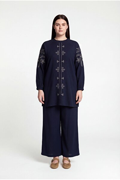 ALLDAY Embroidered Large Size Tunic