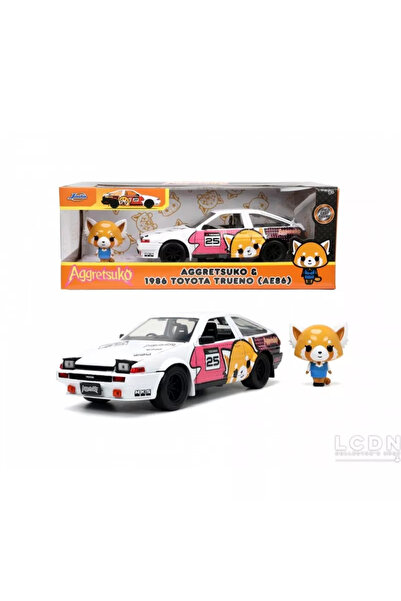 Jada Toys نموذج سيارة تويوتا تروينو AE86 من عام 1986 من Aggretsuko، مقياس 1/24.