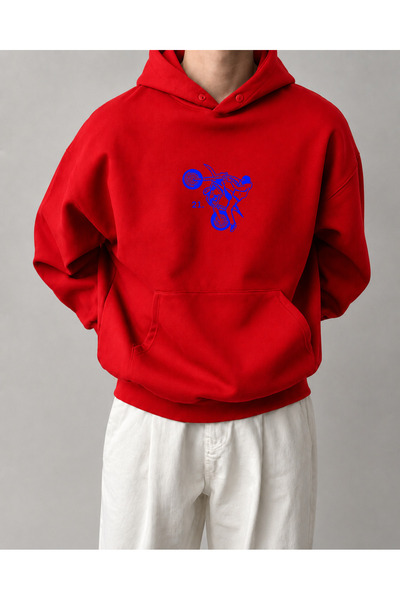 LORVEX Men's Hooded Sweatshirt for Youth and Adults – 3 Thread Raster Winter ...