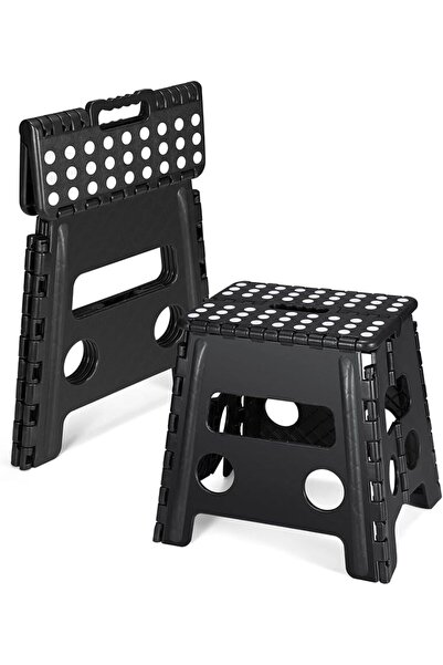 Yelajoy Non-Slip Folding Step Stool - 39cm Height Heavy Duty Foldable Stool f...