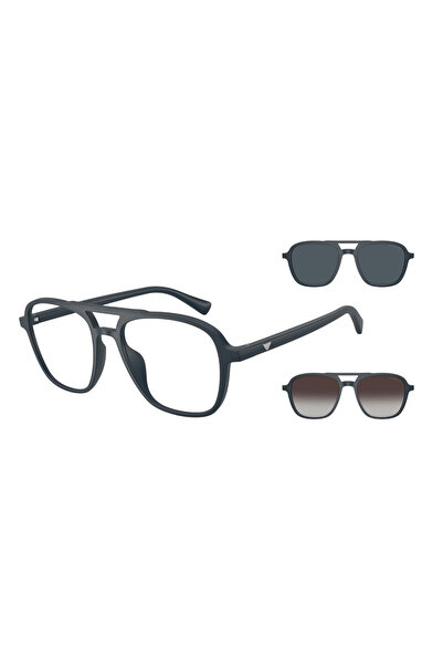 Emporio Armani Ea 4279U 64501W 53 Double Clip-On Sunglasses