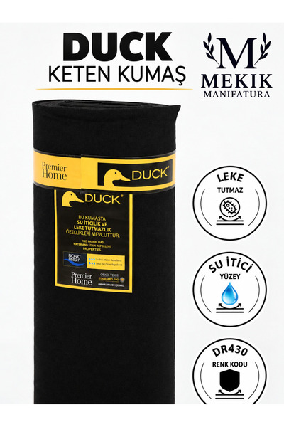 MEKİK MANİFATURA Plain Color Duck Linen Fabric