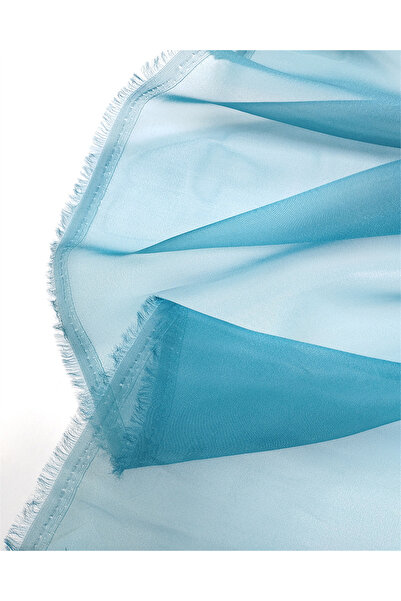 Kumaş Parça Emerald Green Lightly Shiny Organza Tulle Fabric for Dresses & Bl...