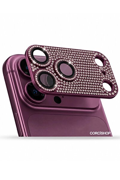 corcishop واقي عدسة الكاميرا iPhone 18 Pro Premium AR+ AF+ ذو إطار ماسي كامل ...