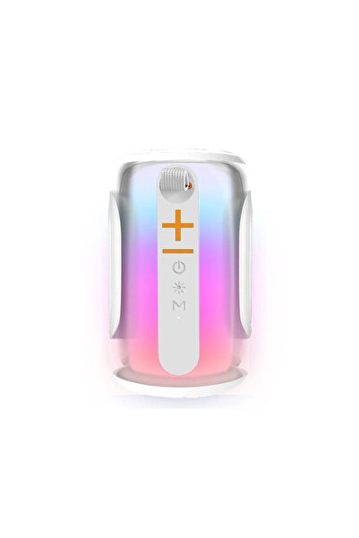 E BULURUM Pluse 8 RGB Kablosuz Hoparlör - Beyaz