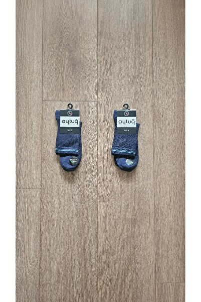 Aytuğ Men's Summer Season 2 Pairs of Modal (Blue) Socks - 13113-2