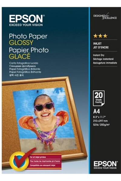 EPSON Hârtie foto lucioasă A4 200 g/m² 20 coli (C13S042538)