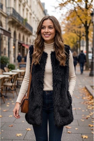 elma abone New Season Fur Vest