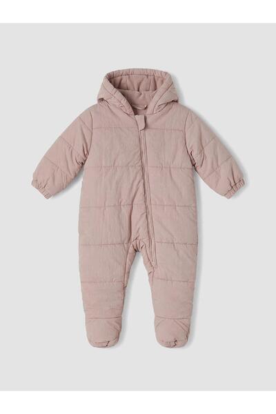 LC Waikiki Baby Girl Astronaut Coat with Hooded Booties (W6)