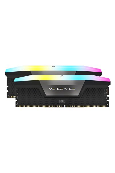 Corsair Vengeance RGB DDR5 Işık Güçlendirme Kiti (Fiziksel Bellek Yok) - Siyah