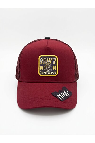 NAKIŞ DETAYLI NAVY ŞAPKA