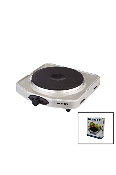 KUMTEL LX-7011 Elektrikli Ocak 1500W Gümüş Tek Gözlü Kaymaz Ayak Hızlı Isınan...