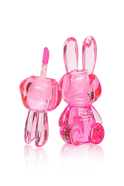 Kokoş Lip Oil with Magic Rabbit Figure