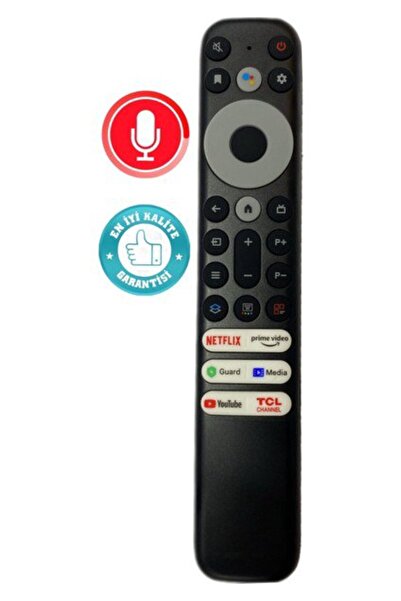 TCL Kumanda 1250-TCL Androıd Ses Komutlu LCD KUM1250 Tv Kumanda