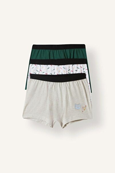 DeFacto Printed 3-Pack Boxer Boy (26 Au)