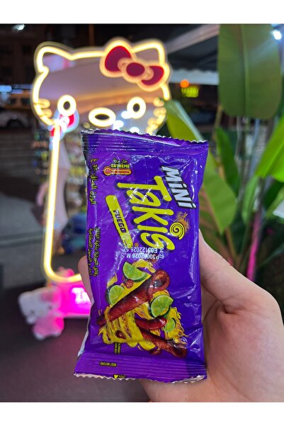 Takis Mini Fuego Acı Biber ve Limon Aromalı Rulo Cips 35g İthal