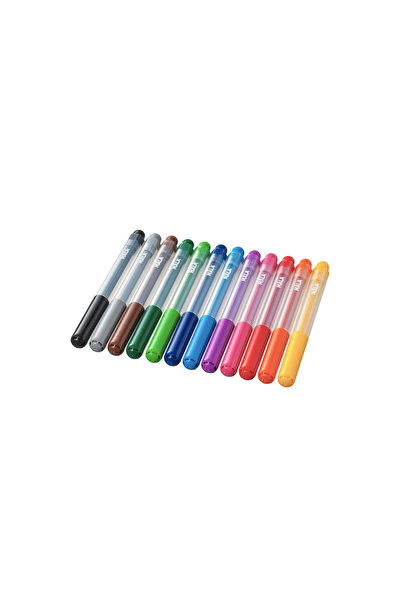 IKEA Måla Felt-Tip Pen Set, Assorted Colors, 12 Pieces