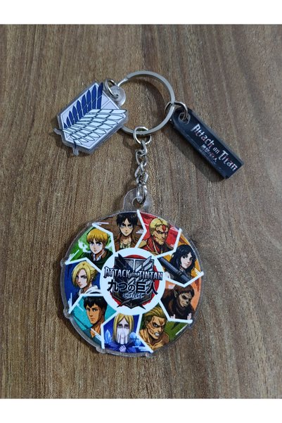 Generic Brand حقيبة OWL BAG مزينة بشعار شخصية Attack On Titan وحلية ميدالية م...