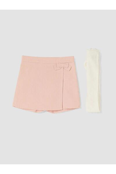 LC Waikiki Bow-Tie Cotton Baby Girl Shorts (W6)