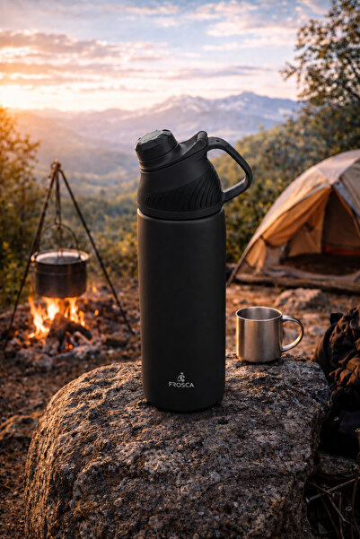 EMİLA HOME 304 Stainless Thermos Flask 600ml & Hot & Cold