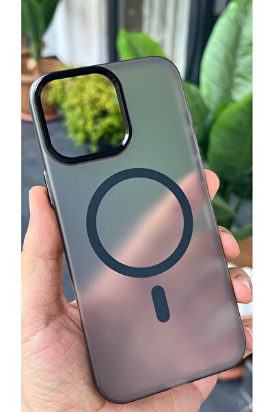 EDELFU iPhone 15 PRO MAX uyumlu - MagSafe Mat Mika Kapak, Koruyucu ve Tuşları Hassas Kaliteli Kılıf
