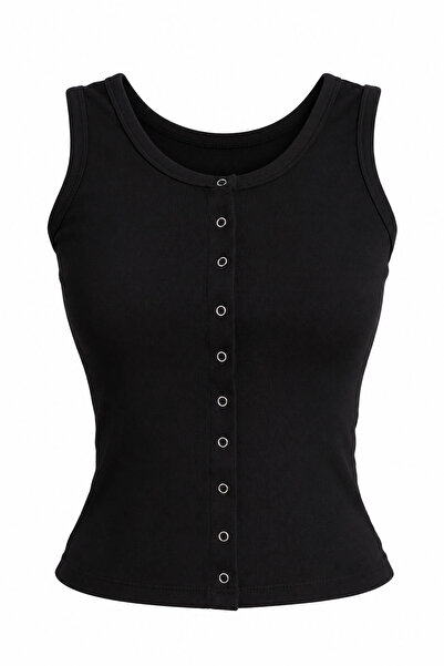 trender 11077 Black Women's Tank Top 27Kln2000066