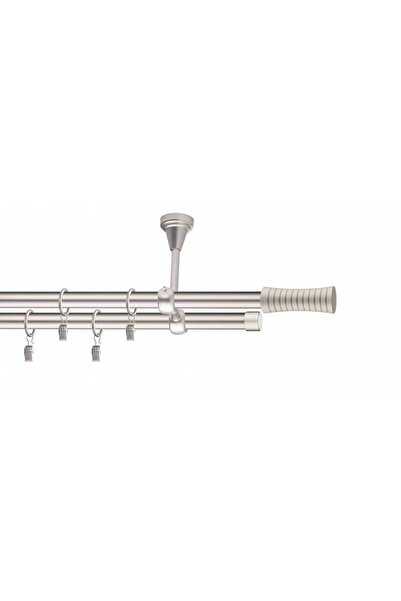 Perdegal Galerie metalica Febris Dubla De Tavan 19mmx160cm, cu Inele din Meta...