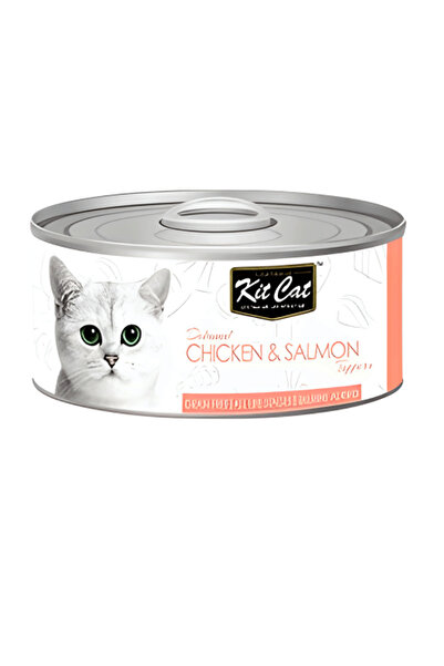 Kit Cat Ket Kat Chicken Salmon - 80g*6 Pieces