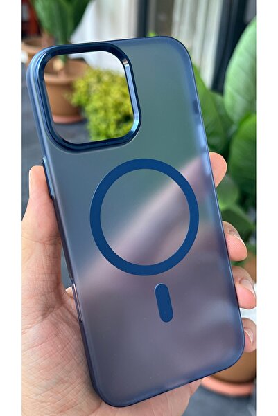 EDELFU iPhone 15 PRO MAX uyumlu - MagSafe Mat Mika Kapak, Koruyucu ve Tuşları Hassas Kaliteli Kılıf