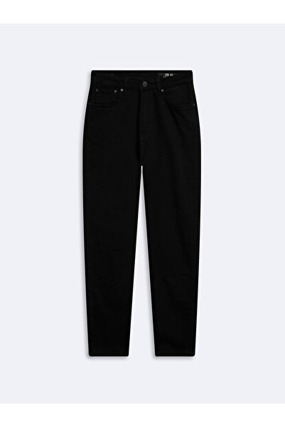 Ltb Elvira Mom High Waist Black Jean Pants