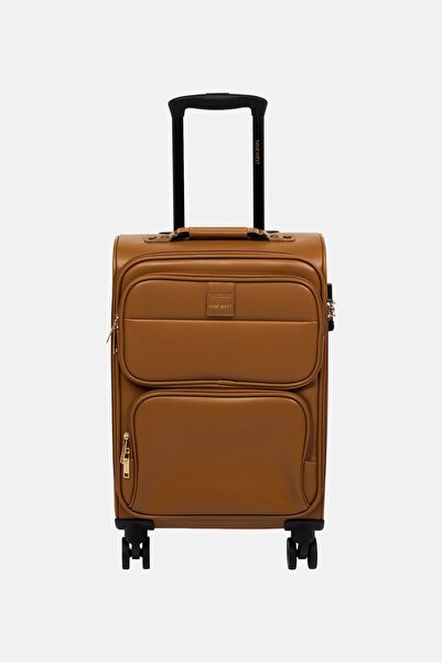 Nine West 20 Inch Brand Logo Soft Luggage, Brown
