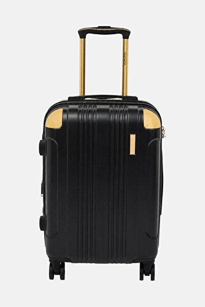 Nine West 25 Inch Hardshell Check in Spinner Luggage, Black
