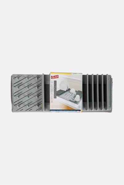 Glad 3 Pieces Dish Draying Mat Set, Grey