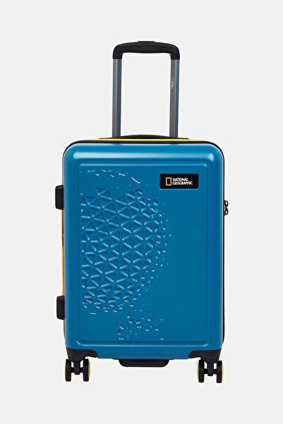 NATIONAL GEOGRAPHIC 20 Inch Hardshell Cabin Spinner Luggage, Teal Blue
