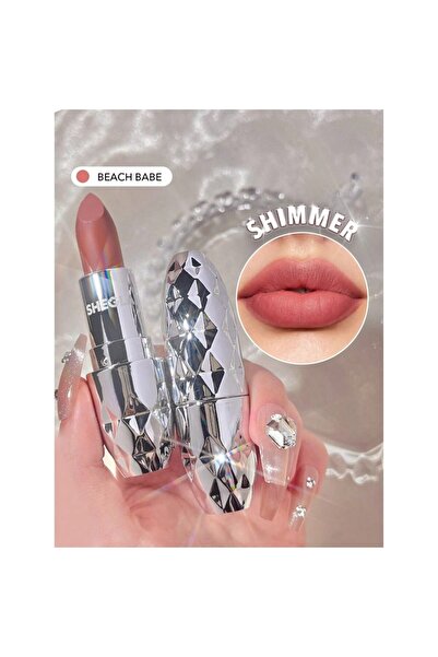 SHEGLAM Ruj -Starlight Velvet Lipstick–Beach Babe