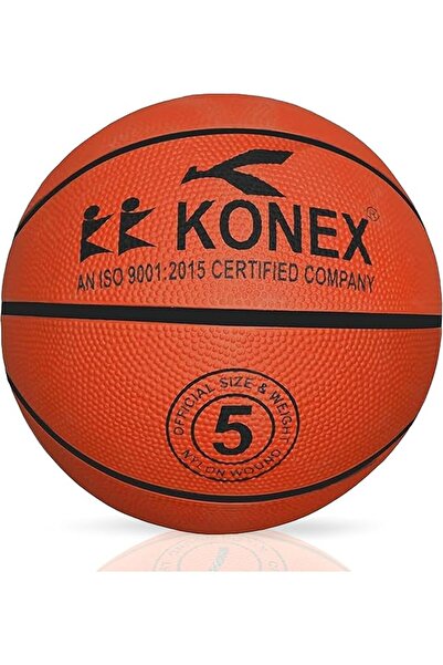 konex Professional Basket Ball for Indoor & Outdoor (Brown)