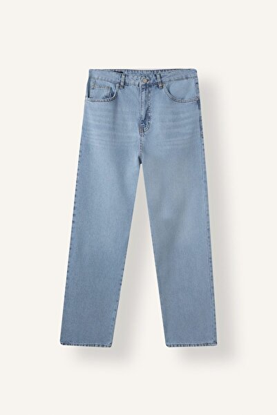 DeFacto Baggy Fit Regular Waist Wide Leg Five-Pocket Jean Trousers I9312Ax26Au
