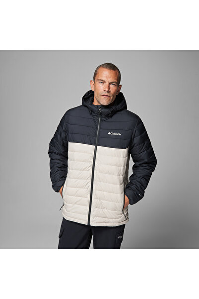 Columbia Powder Lite II Kapüşonlu Erkek Mont