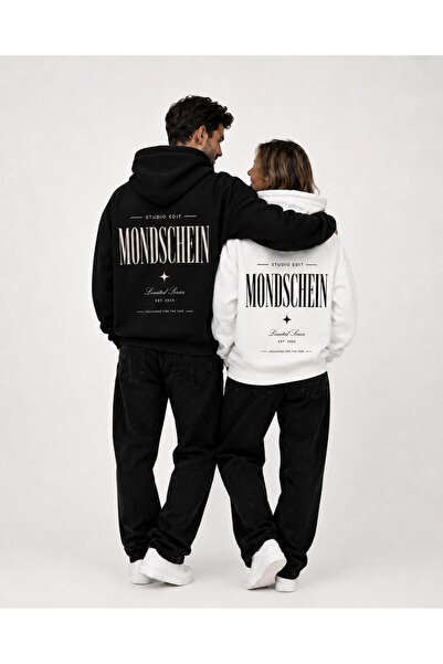 Mondschein Sevgili Kombini 2-pack Unisex Oversize Φούτερ με στάμπα στην πλάτη...