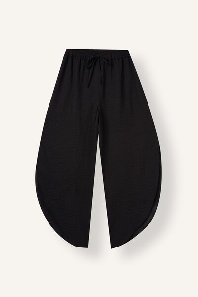 DeFacto Normal Waist Slit-Leg Linen Look Trousers I9451Ax26Au