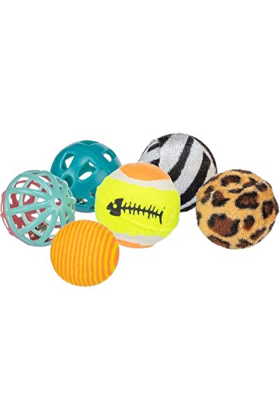 Trixie Set toy balls 3.5–4 cm 6 pcs