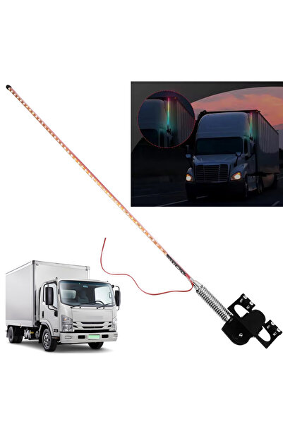 12 V 84 LEDLİ 105 CM RGB OTO ANTEN