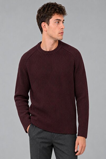 Stilkombin Zero Collar Striped Thick Knitted Sweater Dp 16649_10067