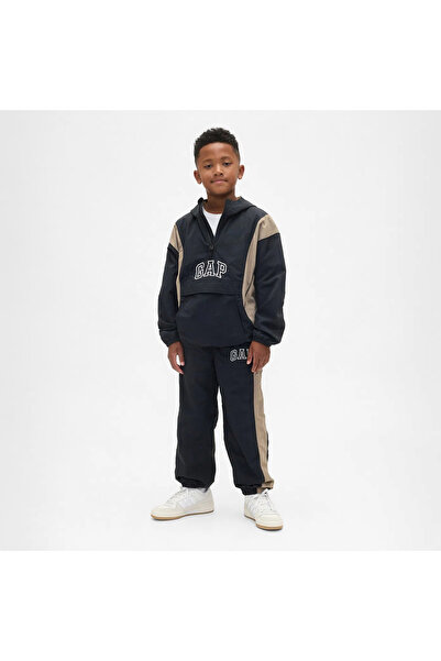 GAP Logo Jogger Çocuk Siyah Eşofman Altı