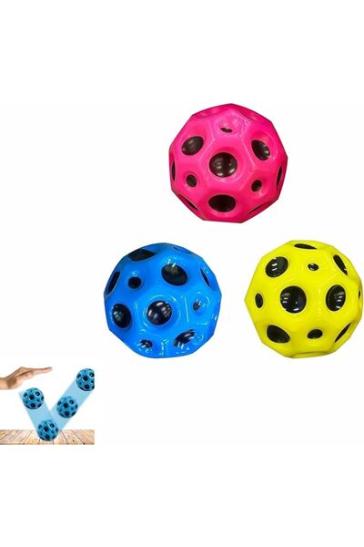 Aputue High Bouncing Ball, 3 PCS Super Bounce Sports Training Balls for Indoo...